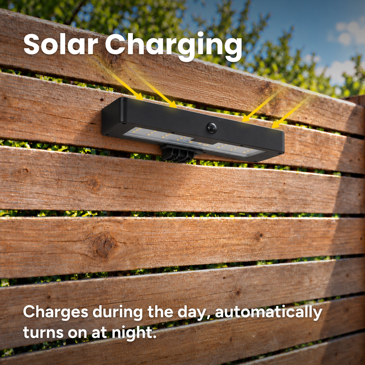 Techko Solar Motion Long Lamphead Downlight Wall Light