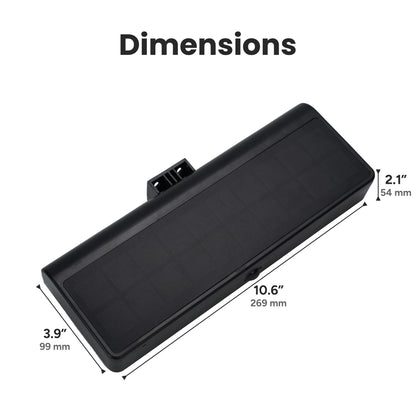 Techko Solar Motion Long Lamphead Downlight Wall Light