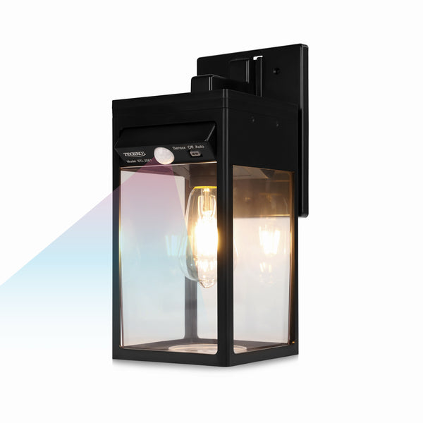 Solar Edison Bulb Wall Light Sconce with Motion Sensor – Techko Group