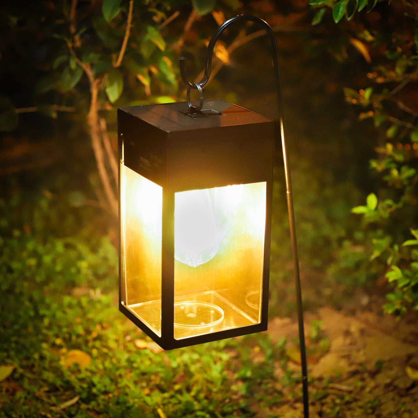 Solar Portable Lantern with Edison Bulb