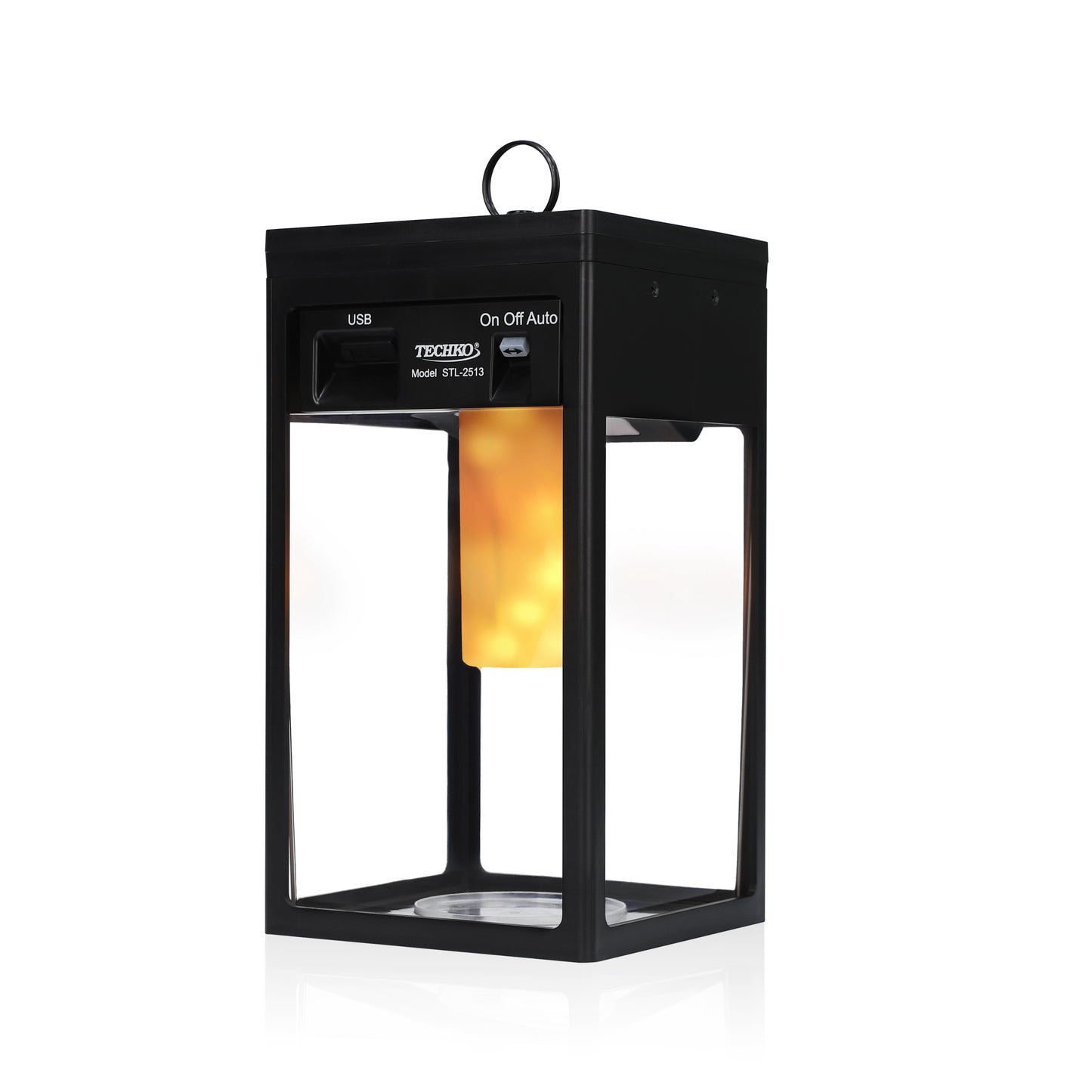 Solar Portable Lantern with Flame Effect