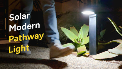 Outdoor Solar L-Shaped Path Lights (2-pack)