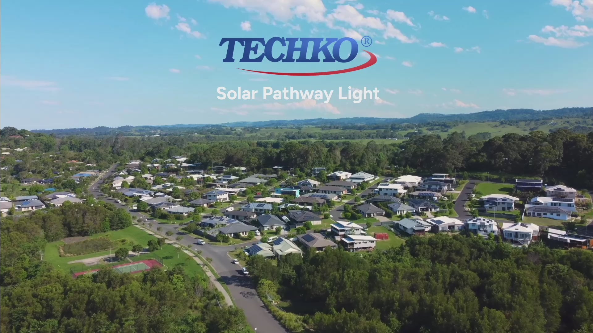 Solar Pathway Light (Dual Lighting Modes) – Techko Group