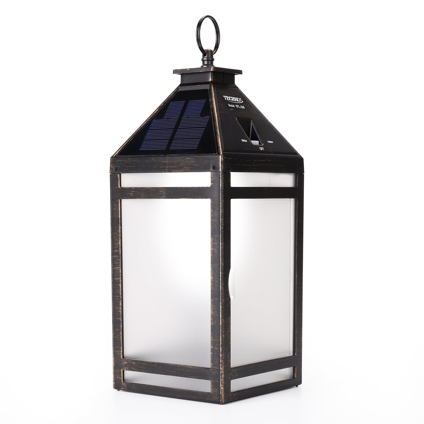 Solar Portable Hanging Lantern (Frosted Panel)