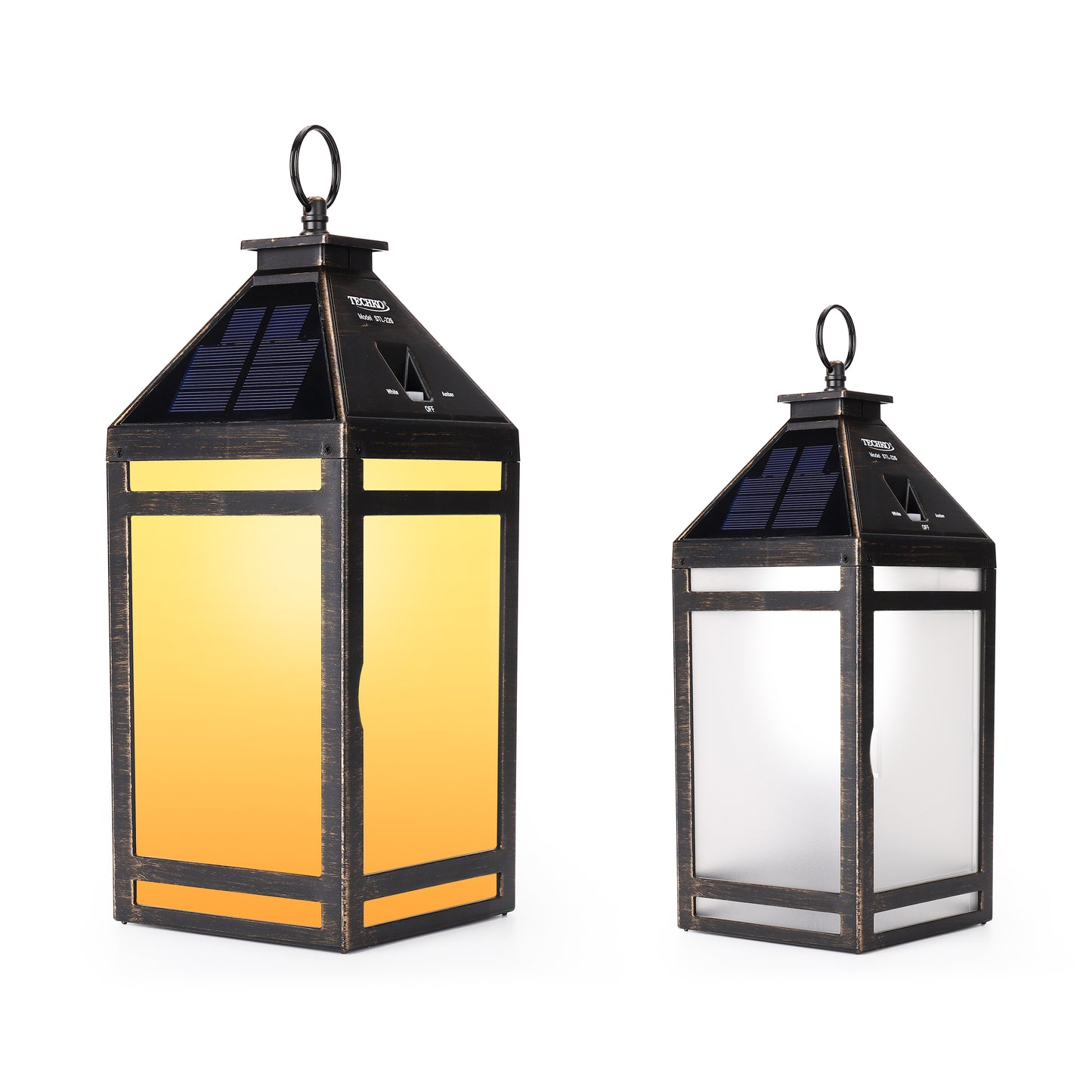Solar Portable Hanging Lantern (Frosted Panel)
