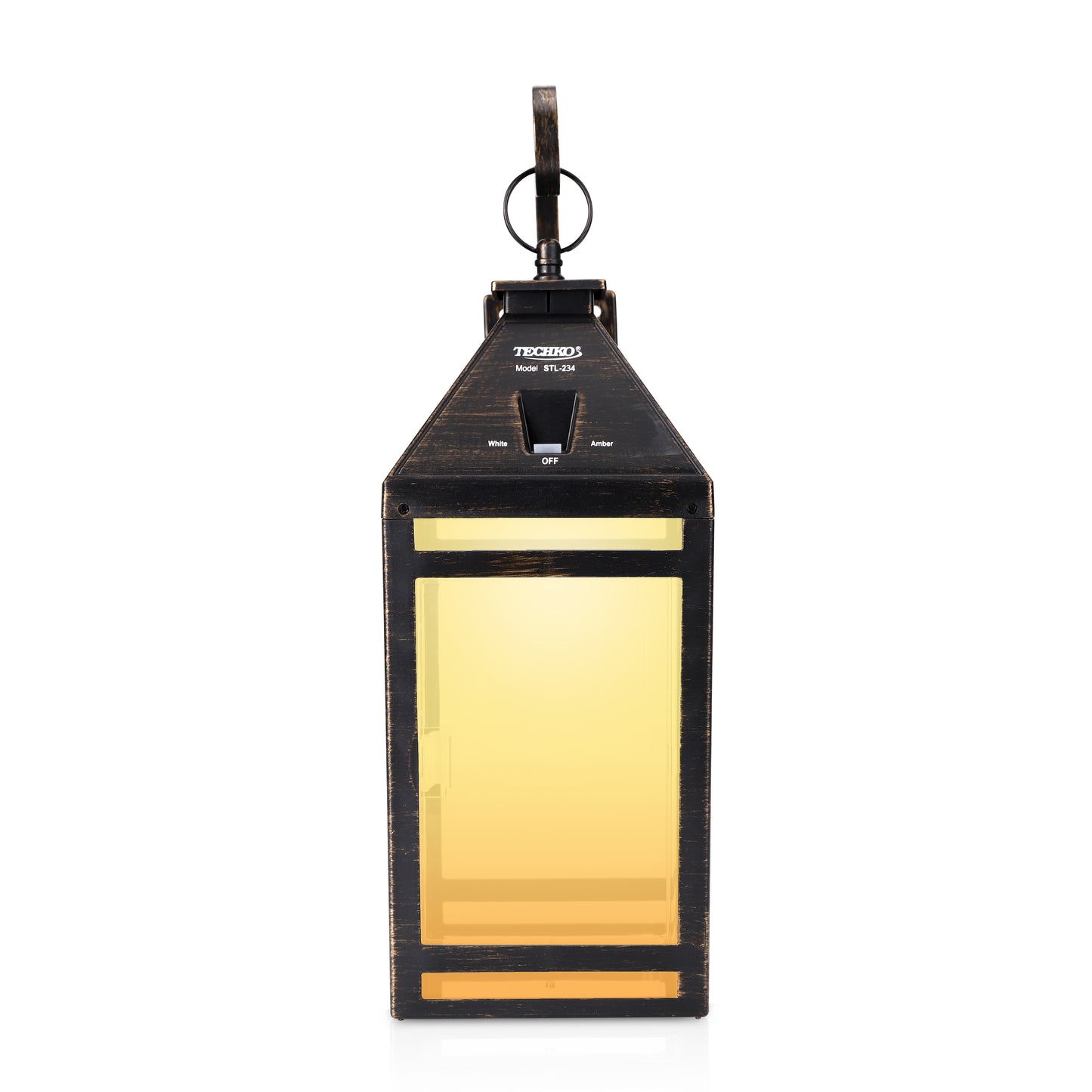 Solar Portable Hanging Lantern with Wall Mount (Clear Panel)