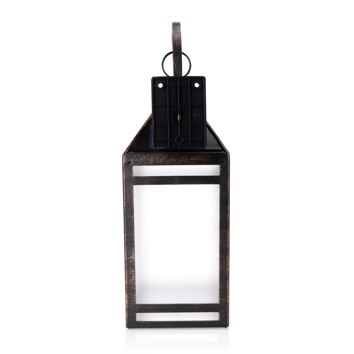 Solar Portable Hanging Lantern with Wall Mount (Frosted Panel)