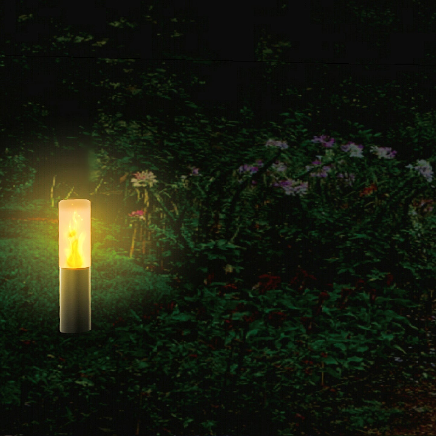 Solar Pathway Light (Flame Effect)