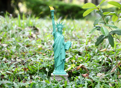 Statue of Liberty with High-Power Solar Spotlight
