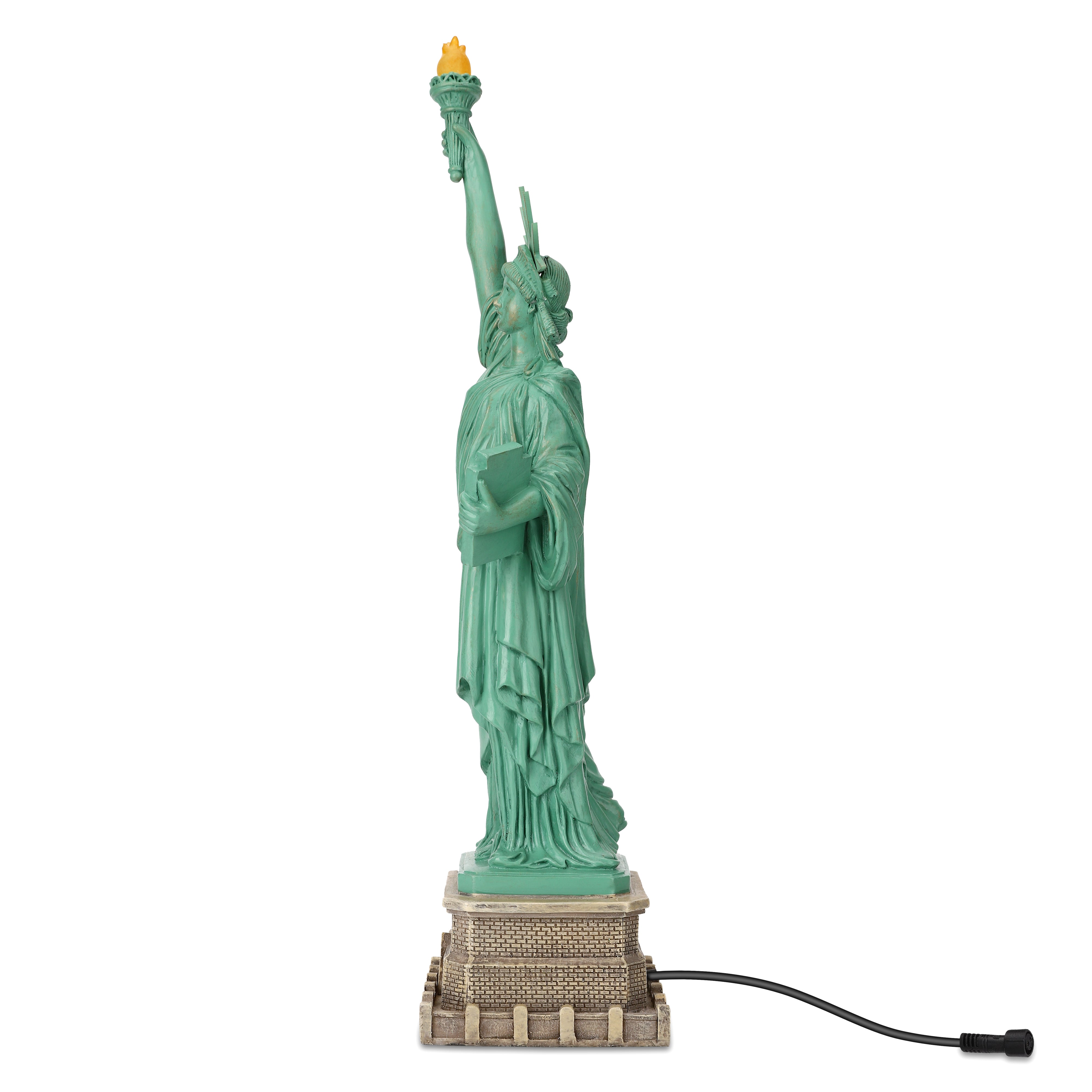 Statue of Liberty with High-Power Solar Spotlight – Techko Group