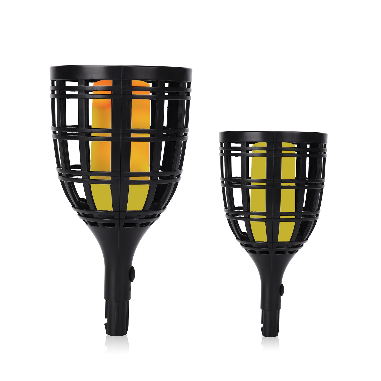 Solar Tiki Torches with Multiple Lighting Modes (2-Pack)