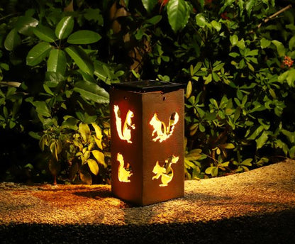 Solar Decorative Portable Lantern - Squirrel