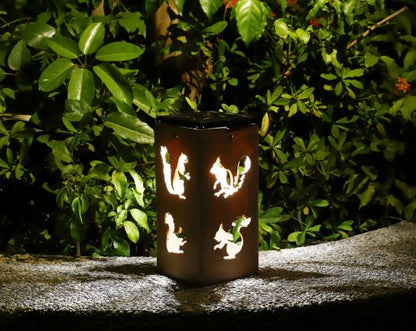 Solar Decorative Portable Lantern - Squirrel