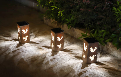 Solar Decorative Portable Lantern - Squirrel