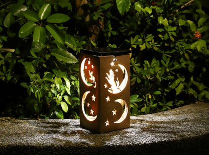 Solar Decorative Portable Lantern - Moon & Star