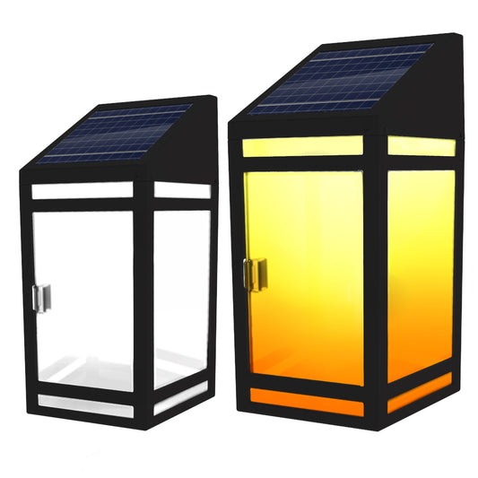 Solar Wall Lantern (Frosted Panel)
