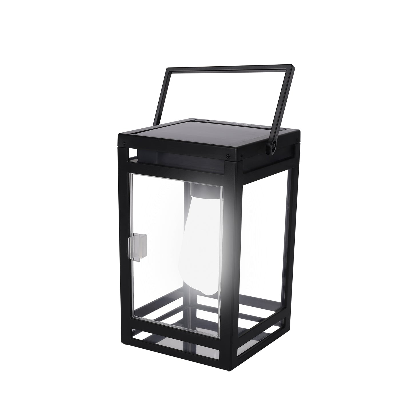 Solar Portable Lantern with Light Bulb (Dual Lighting Modes)